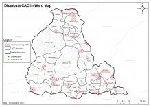 Dhankuta District CACs in Ward Map