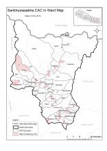 Sankhuwasabha District CACs in Ward Map