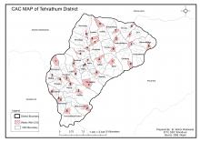 Terhathum District CACs in Ward Map